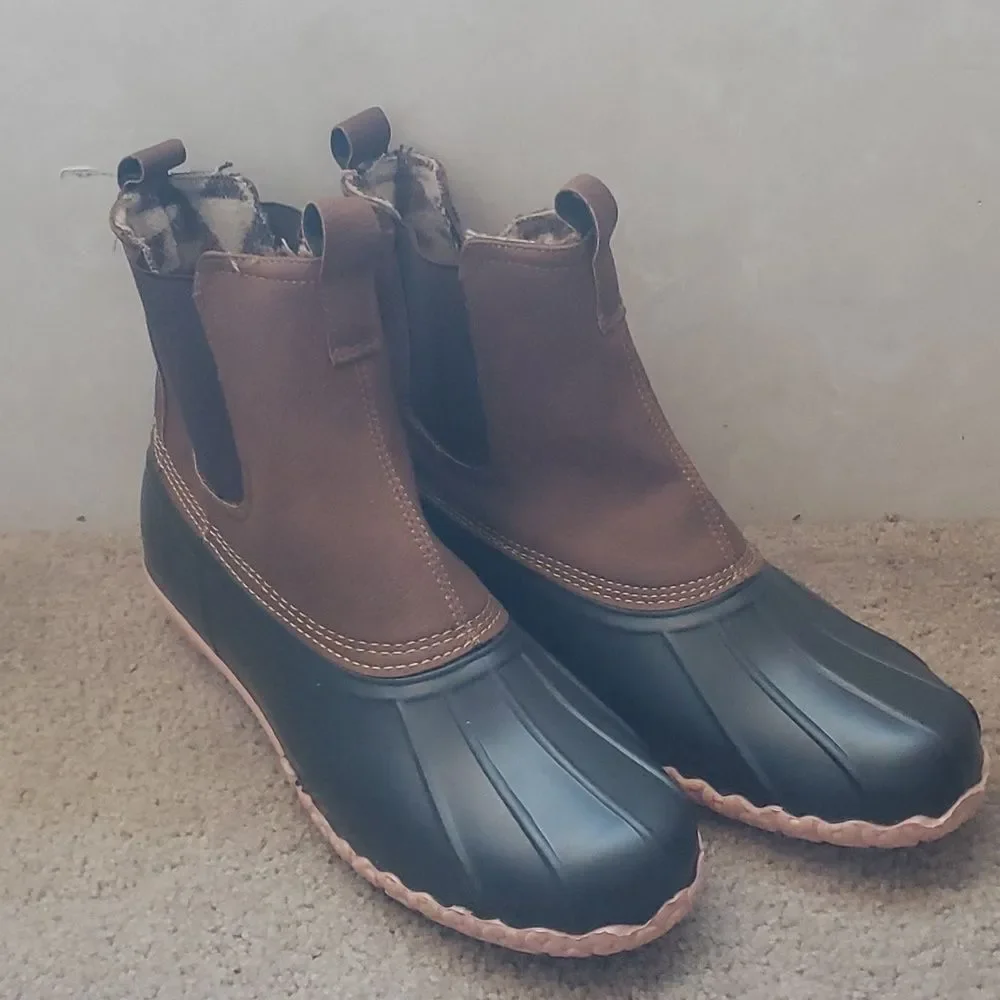 Weatherproof Vintage Adam II Duck Boots Brown/Navy – Men’12 – Preowned